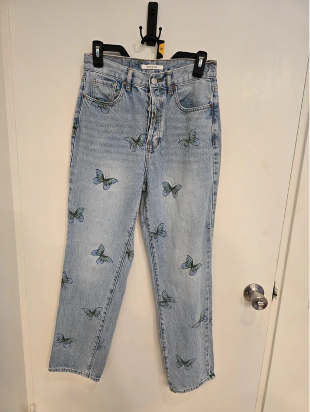 Denim and butterflys jeans